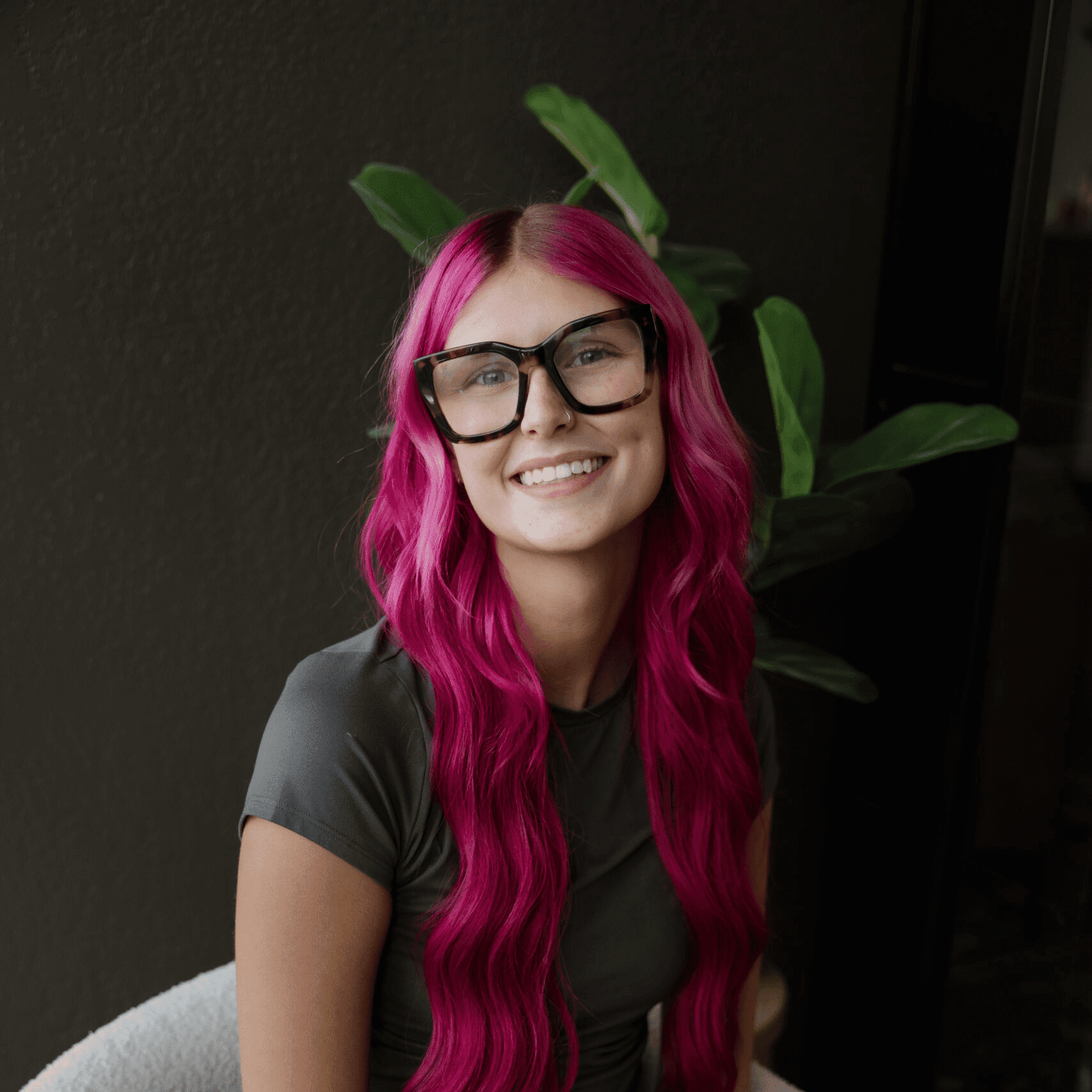Portrait of Jordan Kay, a professional stylist at Wisp Salon, showcasing their expertise and style.